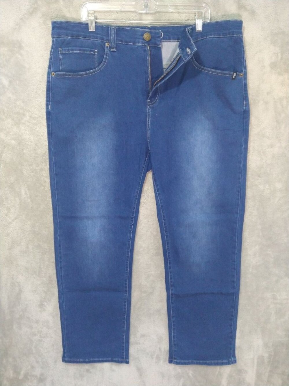 Born Primitive Jeans Mens 42x30 Blue Denim Athletic Fit Ultra Stretch High Rise